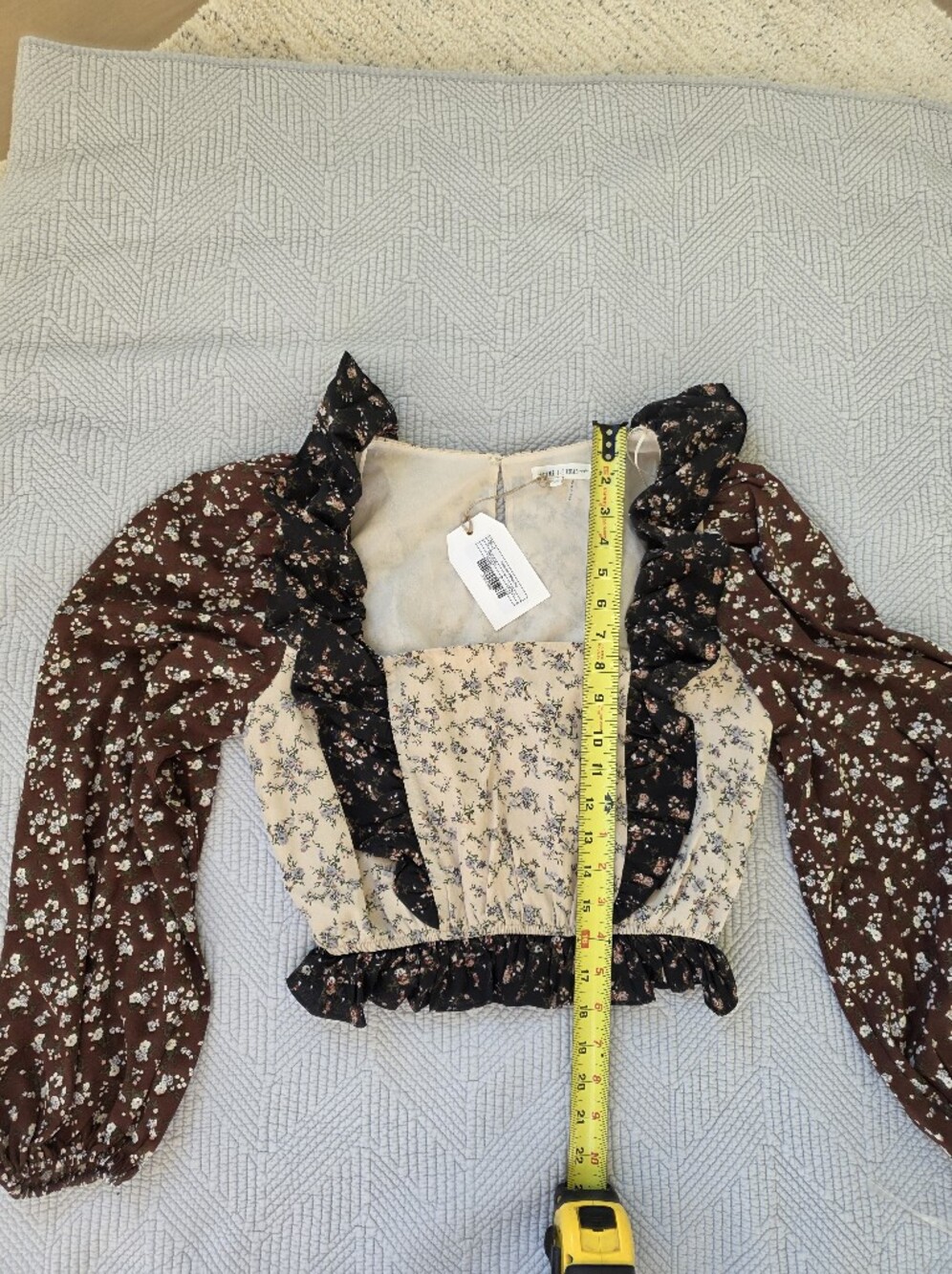 Free The Roses Floral Top - XS - Picture 3 of 6